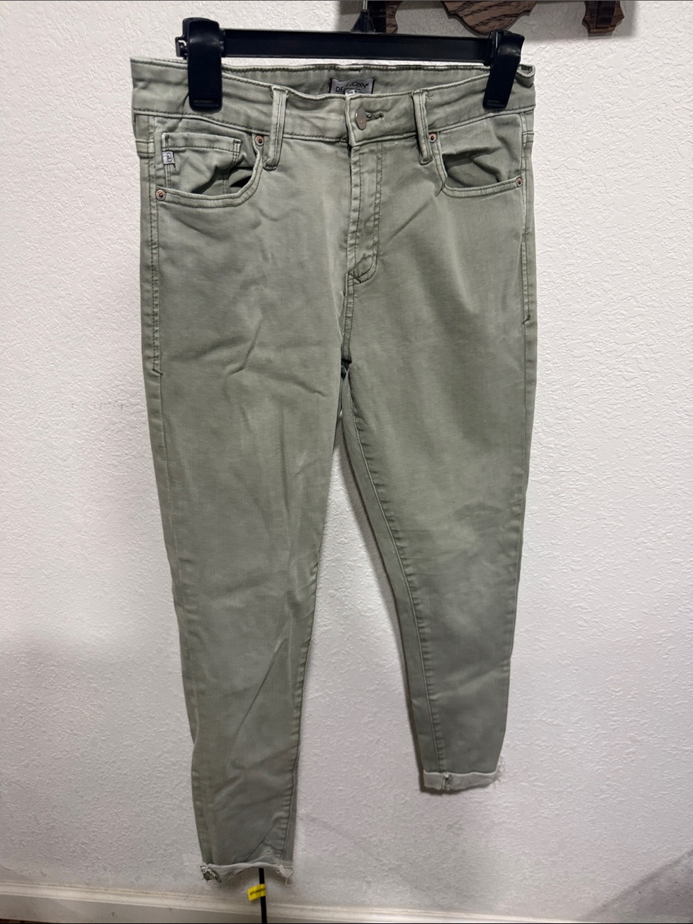 Dear John Olive Sage Skinny Jeans